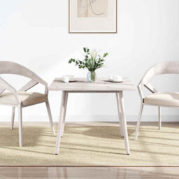 Berkfield Durable Table Top White 70X70X2.5 Cm Solid Wood Pine Square