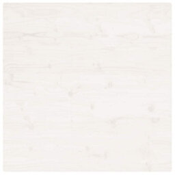 Berkfield Durable Table Top White 70X70X2.5 Cm Solid Wood Pine Square - thumbnail 5