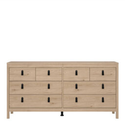 Wyld Haus Barcelona Natural Oak 8-Drawer Double Dresser - thumbnail 3