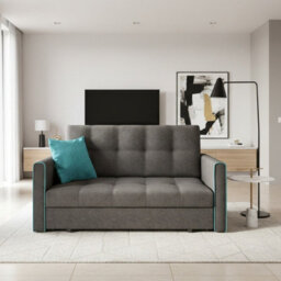 Viva Bis Iii Armchair Has Sleep Function And Storage Grey Has Turquoise