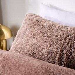 OHS Teddy Duvet Cover Set Bedding Soft Fleece Faux Fur Shaggy, King - thumbnail 3