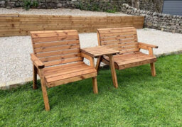 Charles Taylor Trading Grand Chair & Bench With Straight Tray - thumbnail 1