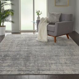 Ivory Silver Abstract Luxurious Modern Easy To Clean Rug For Living Room Bedroom And Dining Room-66 X 230Cm (Runner) - thumbnail 2