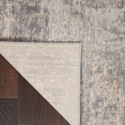 Ivory Silver Abstract Luxurious Modern Easy To Clean Rug For Living Room Bedroom And Dining Room-66 X 230Cm (Runner) - thumbnail 8