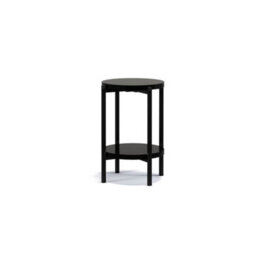 Arte Sigma D Coffee Side Table In Black Gloss - Compact Elegance For Modern Spaces - W440mm X H610mm X D440mm