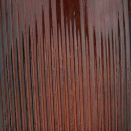 Pacific Lifestyle Tall Ribbed Vase In Pecan Brown Recycled Glass - thumbnail 6