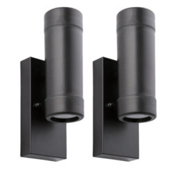 First Choice Lighting Set Of 2 Gale - Polypropylene Coastal Dusk Dawn Wall Lights - thumbnail 1