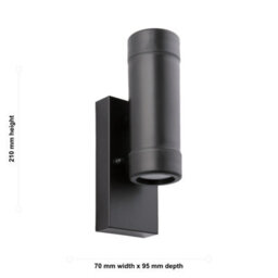 First Choice Lighting Set Of 2 Gale - Polypropylene Coastal Dusk Dawn Wall Lights - thumbnail 6
