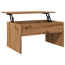 Berkfield Coffee Table Artisan Oak 80X50.5X41.5 Cm Engineered Wood - thumbnail 8