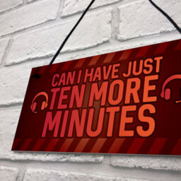 Red Ocean Novelty Sign For Gamer Hanging Games Room Bedroom Sign Gifts For Him Boys - thumbnail 7
