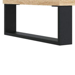 Berkfield Modern Coffee Table Sonoma Oak 60X44.5X45 Cm Engineered Wood - thumbnail 9