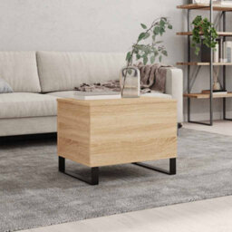 Berkfield Modern Coffee Table Sonoma Oak 60X44.5X45 Cm Engineered Wood - thumbnail 2
