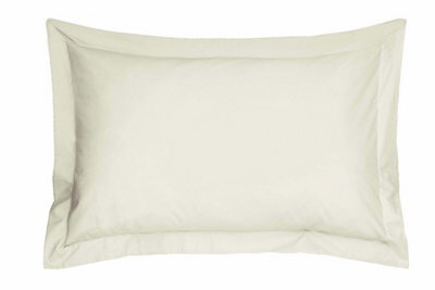 Smart Living Luxury 100% Egyptian Cotton Oxford Pillowcase Pair - Ivory