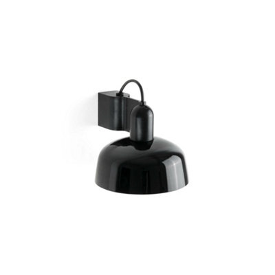 Luminosa Lighting Luminosa Tatawin Black Dome Wall Lamp - image 1