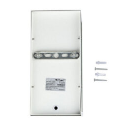 Vt-837 Wall Lamp Matt White-Clear Glass - thumbnail 4