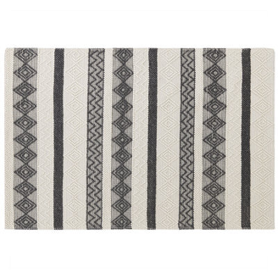 Beliani Rug Davutlar Light Beige 160 X 230 Cm Wool - image 1