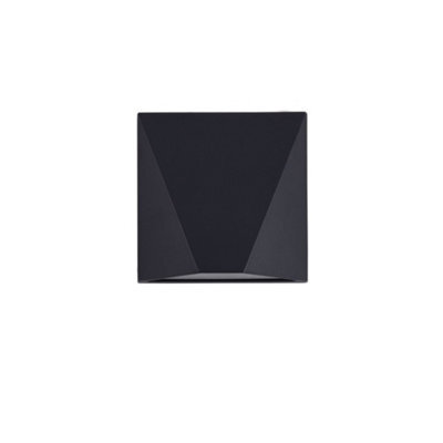 Luminosa Lighting Luminosa Beekman Integrated Led Wall Lamp Black, Ip54 - image 1