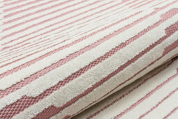 Pink Outdoor Rug, Geometric Striped Stain-Resistant Rug For Patio Decks, 3mm Modern Outdoor Area Rug-160Cm X 220Cm - thumbnail 8