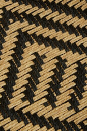 Orsina Handwoven Natural And Black Chair And Stool, Comfortable Rattan Design Armchair, Sustainable Bamboo Chair - thumbnail 7