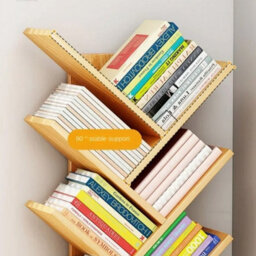 12-Tier Tall Floor Bookshelf With Drawer, Freestanding Mdf Bookcase - thumbnail 8