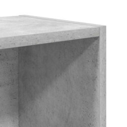 Berkfield Bookcase Concrete Grey 31X24X52 Cm Engineered Wood - thumbnail 9