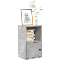 Berkfield Bookcase Concrete Grey 31X24X52 Cm Engineered Wood