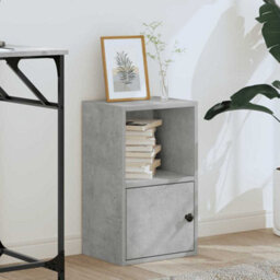 Berkfield Bookcase Concrete Grey 31X24X52 Cm Engineered Wood - thumbnail 3