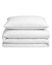 Velosso White Helios Duvet Cover And Pillowcase Set Single - thumbnail 3
