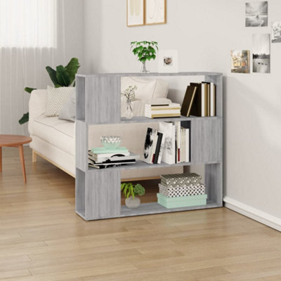 Berkfield Book Cabinet/room Divider Grey Sonoma 100X24X94 Cm - image 1