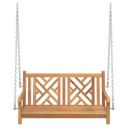 Walplus Swing Bench Other Brown 114 X 60 X 64 Cm Solid Teak Wood - thumbnail 4