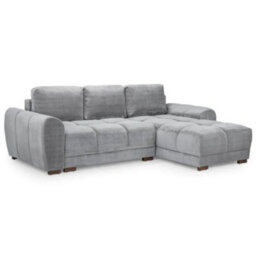 Stratus Interiors Azzuro Bubble Corner Sofa Bed Storage - Grey
