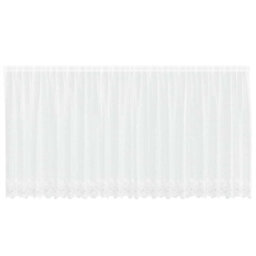 Berkfield Modern Curtains With Curtains Floral White Polyester