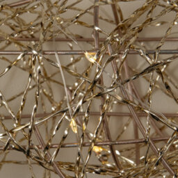 Samuel Alexander 38Cm Gold Twist Light Up Baby Reindeer Christmas Decoration With Leds - thumbnail 8