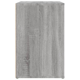 Berkfield Shoe Cabinet Grey Sonoma 130X35X54 Cm Engineered Wood - thumbnail 7