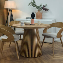 Heze Furniture Ruston Extending Dining Table Scandinavian Style - Gold Craft Oak - thumbnail 5