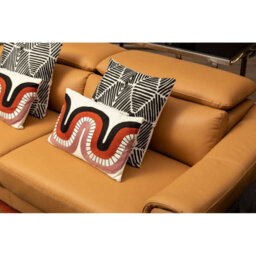 Orsina Bosie Ozella Black And White Square Cushion - thumbnail 5