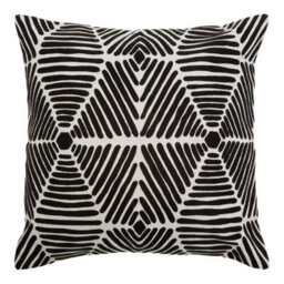 Orsina Bosie Ozella Black And White Square Cushion - thumbnail 1