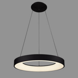 Luminosa Lighting Luminosa Modern Led Hanging Pendant Black, Warm White 3000K 2200Lm - thumbnail 2