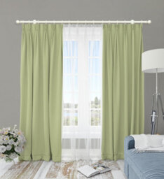 Lister Cartwright 28 mm Eyelet Wooden Curtain Pole Set Fixed Length  (Linen White Traditional Ball, 240 Cm) - thumbnail 4