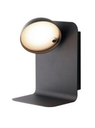 Luminosa Lighting Luminosa Boing Integrated Led Swivel Wall Reading Lamp With Usb, Black, 4000K