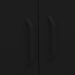 Vidaxl Storage Cabinet Black 80X35X101.5 Cm Steel - thumbnail 9