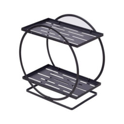 2 Tier Bathroom Organiser Cosmetic Organiser Rack Countertop Storage Shelf - thumbnail 4