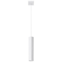 Sollux Lighting Lagos Steel White 1 Light Classic Pendant Ceiling Light - thumbnail 3