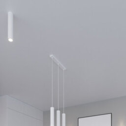 Sollux Lighting Lagos Steel White 1 Light Classic Pendant Ceiling Light - thumbnail 8
