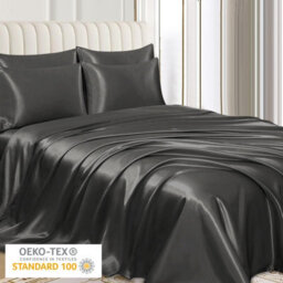 Lazzaro Satin Silk Pillowcases For Hair And Skin Pillow Cases 2 Pack With Envelope Closure - thumbnail 3