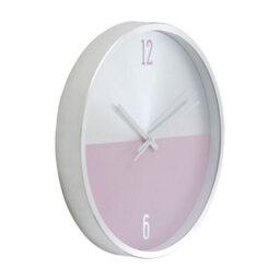 Orsina Elko Silver And Pink Finish Wall Clock - thumbnail 2