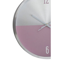 Orsina Elko Silver And Pink Finish Wall Clock - thumbnail 3