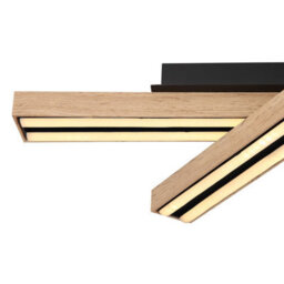 Luminosa Lighting Luminosa Doro Integrated Led Semi Flush Ceiling Light Matt Black Led 3000K - thumbnail 5