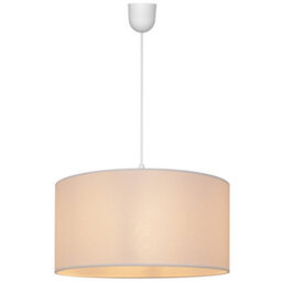 Luminosa Lighting Luminosa Alba Cylindrical Pendant Ceiling Light White 40Cm - thumbnail 2