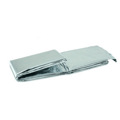 Koolpak Unisex Adult Foil Emergency Blanket (Pack Of 6) Silver (One Size) - image 1